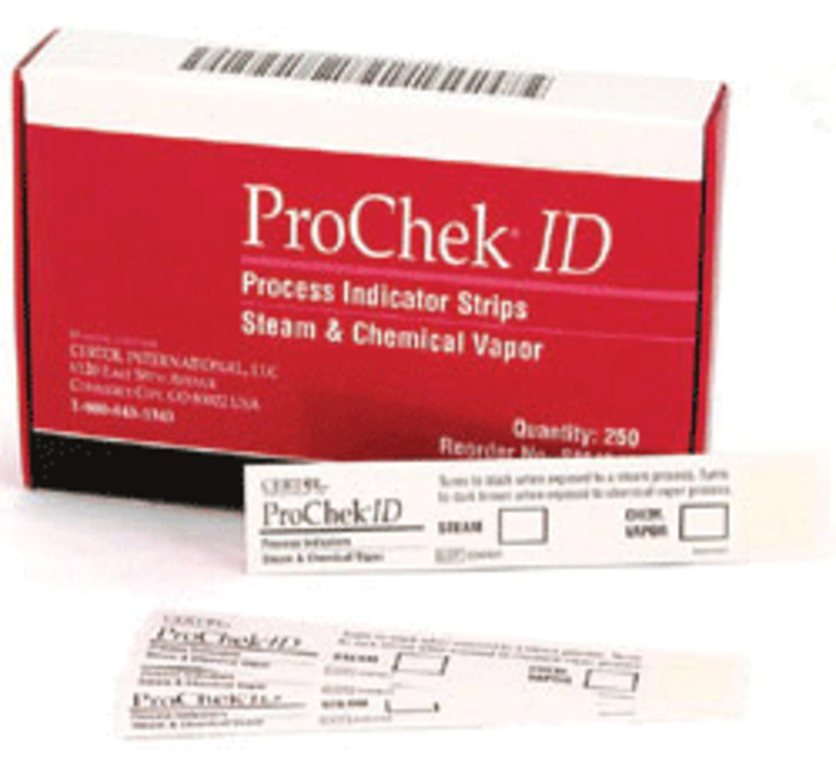 Certol SM4340 ProChek ID Steam & Chemical Vapor Process Indicator Strips 250/Bx Certol SM4340 ProChek ID Steam & Chemical Vapor Process Indicator Strips 250/Bx